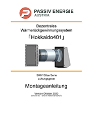 Cover Montageanleitung Hokkaido 401